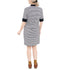 Fred Perry Navy Blue Stripped Snow White Dress XS